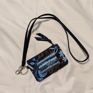 Vera Bradley Java Floral Zip ID